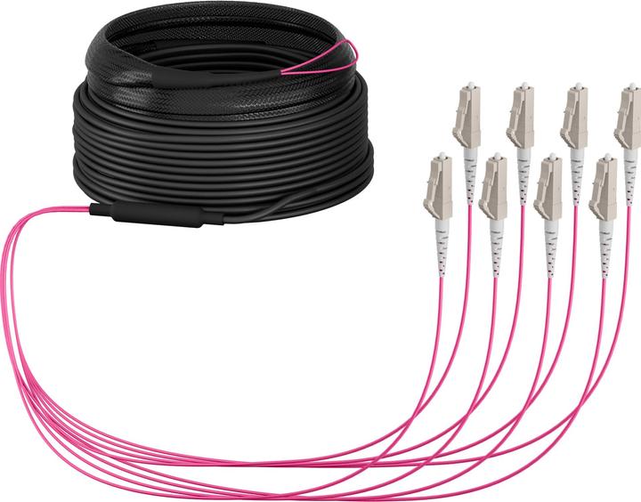 Actual product image EFB Elektronik Trunk cable U-DQ ZN BH OM4 8G 1x8 LC-LC 40m Dca LSZH (40 m)