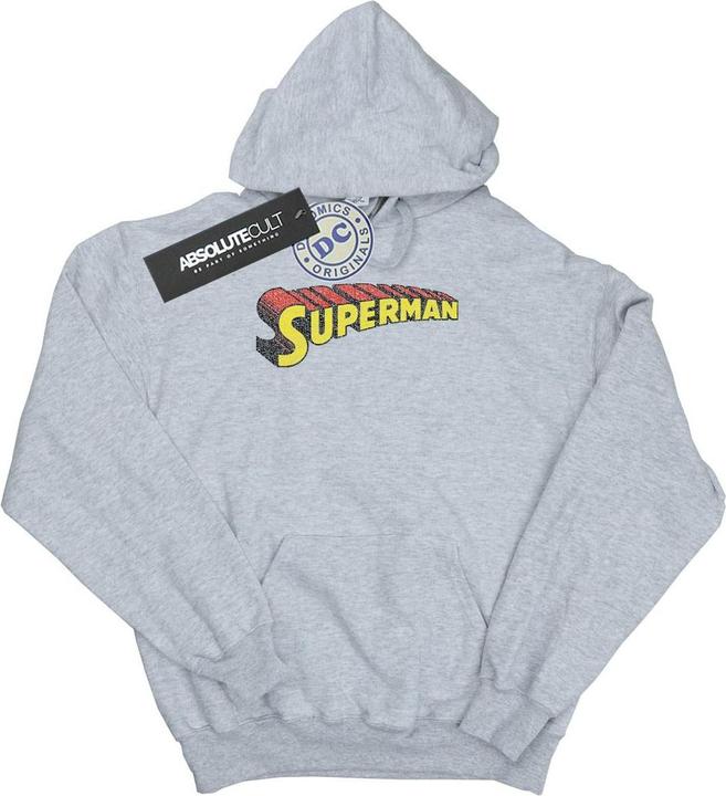 Superman Telescopic Crackle Logo Kapuzenpullover