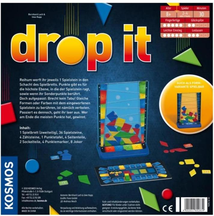 Actual product image Kosmos Drop it (German)