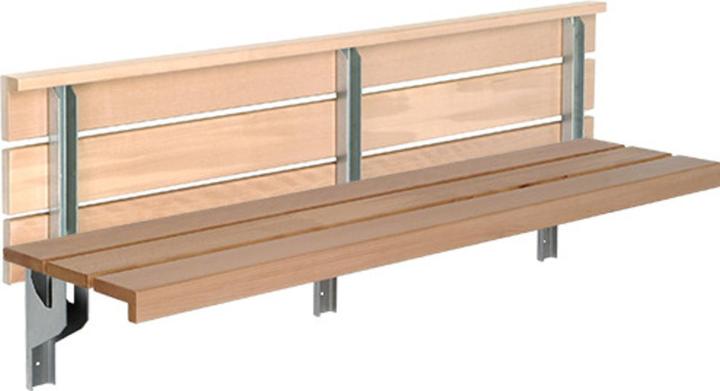 Actual product image Makk Folding bench consoles for schools, sports halls, etc. (foldable / without shoe grid support)