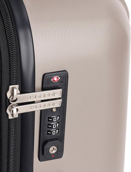 Image du produit Gabol Ocean 4 roues trolley cabine 55 cm avec soufflet extensible (42 l, Bagage à main (jusqu'à 50l))