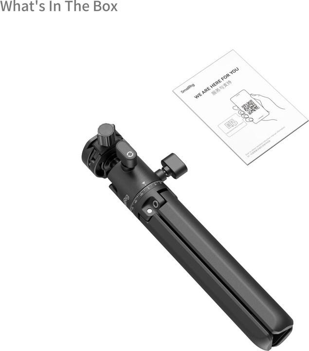 Actual product image SmallRig Tripod with Arca-Swiss Quick Release Plate and Panoramic Ball Head 4630 (Metal)