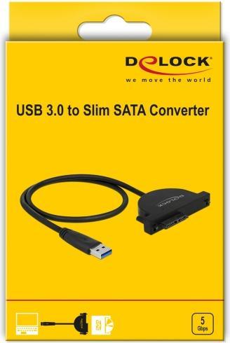 Produktbild Delock USB 3.0 zu Slim SATA Konverter