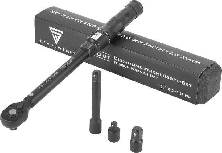 Produktbild Stahlwerk Drehmomentschlüssel TWS-110 ST 72 Zähne 20-110 Nm 3/8“ Umschaltknarre (3/8", 20 Nm, 110 Nm)
