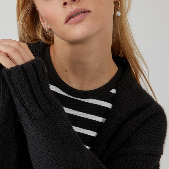 Produktbild La Redoute Collections Strickjacke aus Grobstrick (XXL)