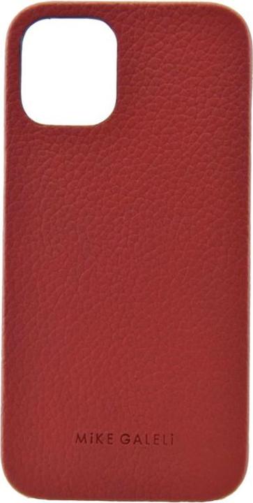 Produktbild Mike Galeli Hard-Cover in Echtleder Lenny swiss red (Apple iPhone 12 Pro Max)