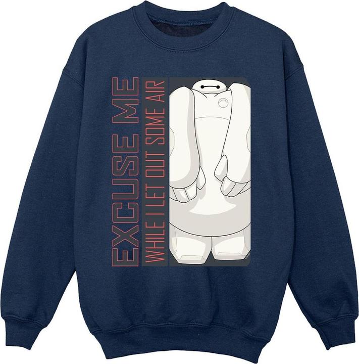 Immagine prodotto Disney Big Hero 6 Baymax Excuse Me Some Air Felpa Ragazze (128)