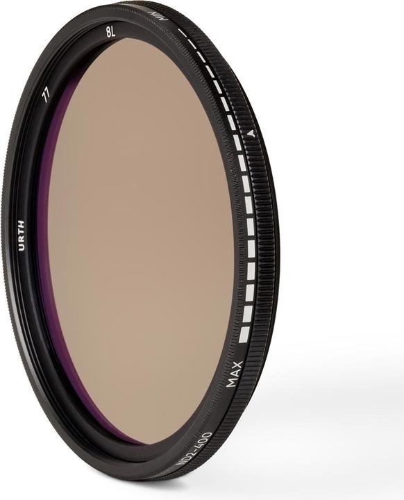 Image du produit Urth 77mm ND2 400 (1 8.6 Stop) Filtre à objectif ND variable (Filtre gris neutre)