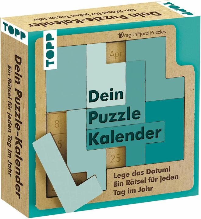 Actual product image Your puzzle calendar. Set the date - a puzzle for every day of the year (German)