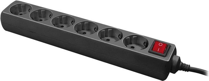 Produktbild LogiLink Steckdosenleiste (6 x, CEE 7/3, 1.50 m)