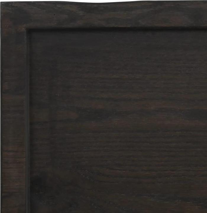 Image du produit VidaXL Tischplatte 100x60x6 cm Massivholz Eiche Behandelt (100 x 60 x 6 cm)
