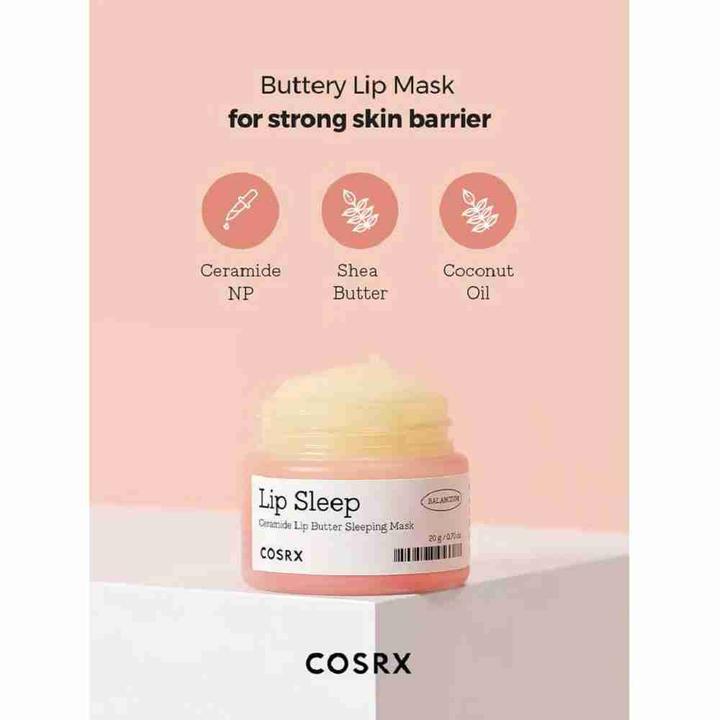 Image du produit Cosrx Masque de sommeil au beurre de céramide pour les lèvres Balancium