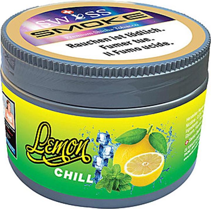 Image du produit Swiss Smoke Lemon Chill Tabac à chicha 100g (Citron)