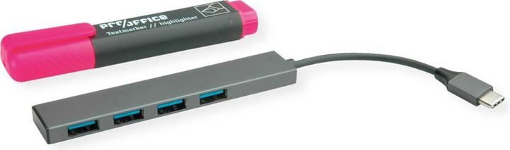 Actual product image Roline 14025052 (USB-C, 4 Ports)