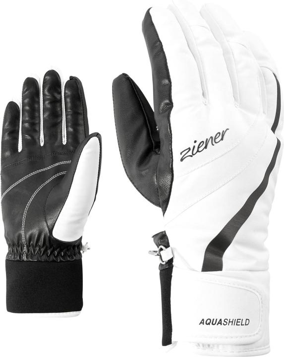 Produktbild Ziener Alpine Damen Ski Handschuhe KITTY weiss - 7 (7)