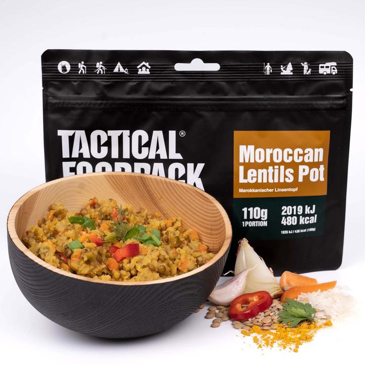 Actual product image Tactical Foodpack Moroccan Lentils Pot (110 g)
