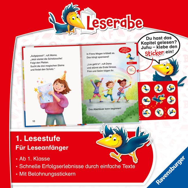 Produktbild Ravensburger Ein fantastischer Geburtstag - lesen lernen mit dem Leserabe - Erstlesebuch - Kinderbuch ab 6 (Deutsch, Maja von Vogel, Phine Wolff, 2024)