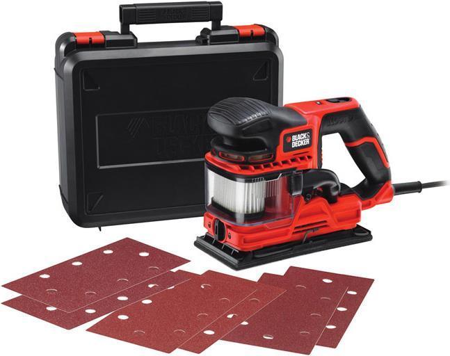 Black & Decker Levigatrice orbitale 270W DUOSAND (Levigatrice orbitale, 270 W)