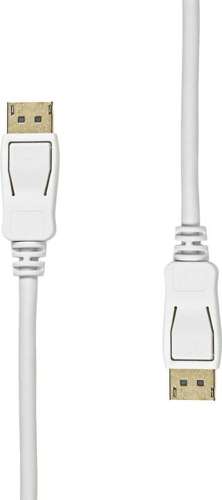Actual product image ProXtend DisplayPort Cable 1.4 1M White (1 m, DisplayPort)
