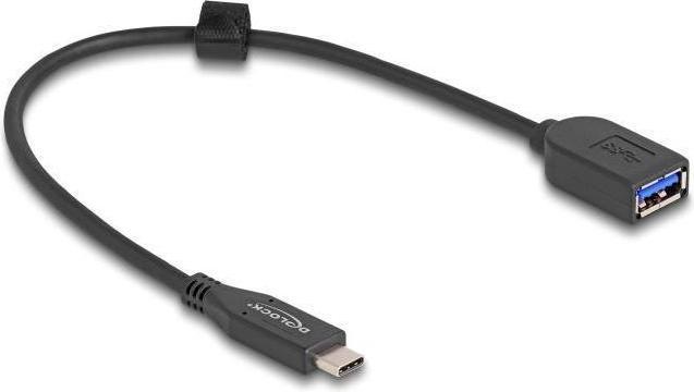 Image du produit Delock Câble USB 10 Gbps USB Type-C mâle vers Type-A femelle (0.25 m, USB 3.2 Gen 2)