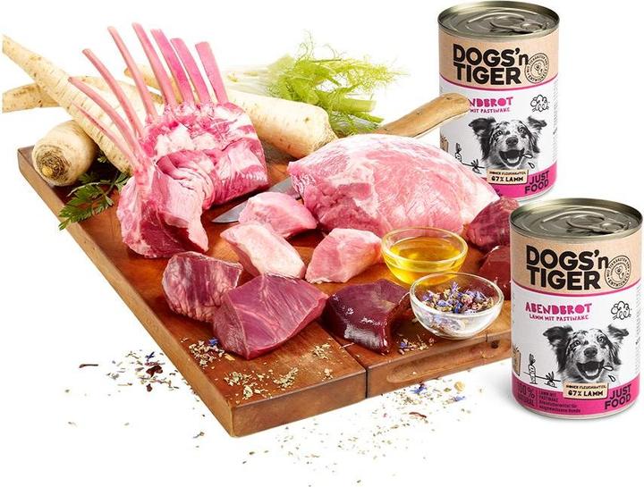 Image du produit Dogs'n Tiger Nourriture humide Pain du soir 400g (Adulte, 1 pcs, 400 g)