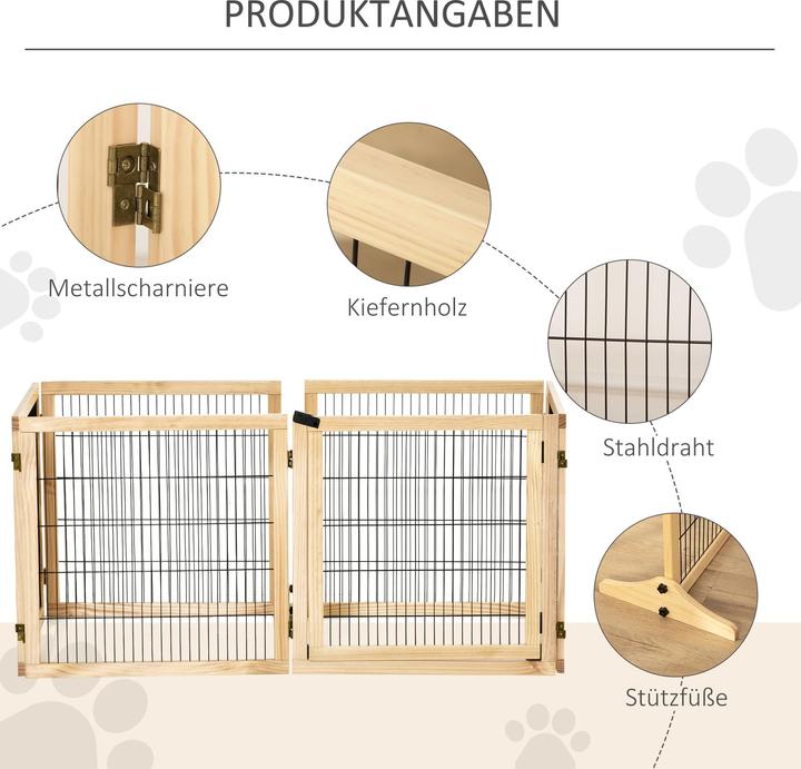 Produktbild PawHut Türschutzgitter