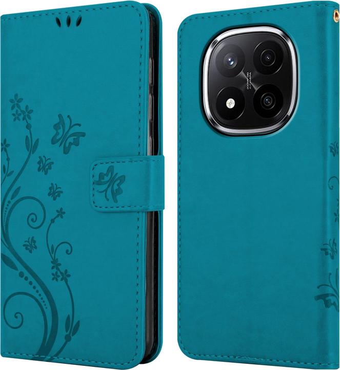 Produktbild Cadorabo Hülle für Xiaomi RedMi Note 14 Pro Plus 5G mit Blumen Muster (Xiaomi Redmi Note 14 Pro 5G)