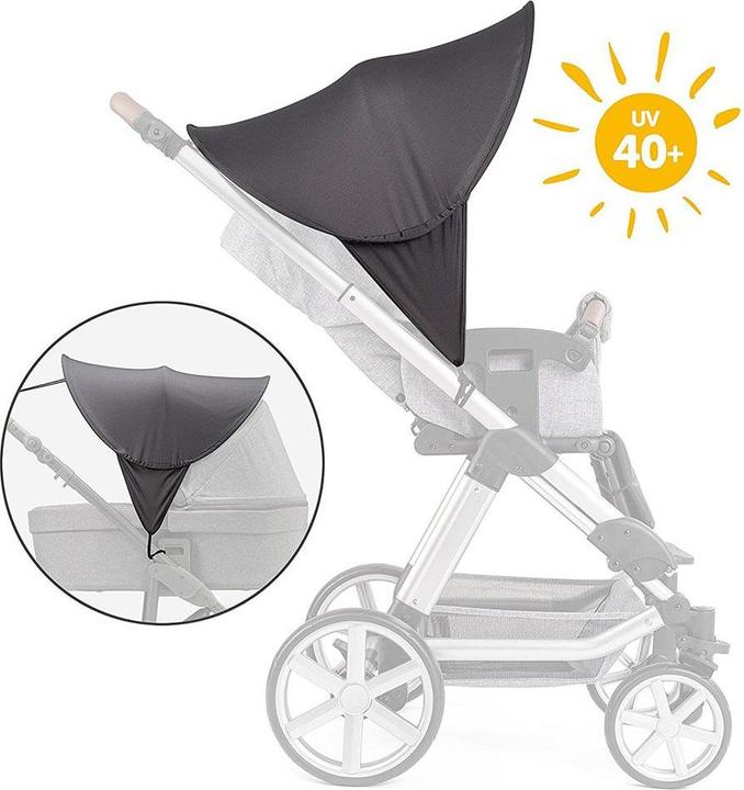 Produktbild Zamboo Sonnenschutz Universal Sonnendach für Kinderwagen und Buggy - Dunkelgrau