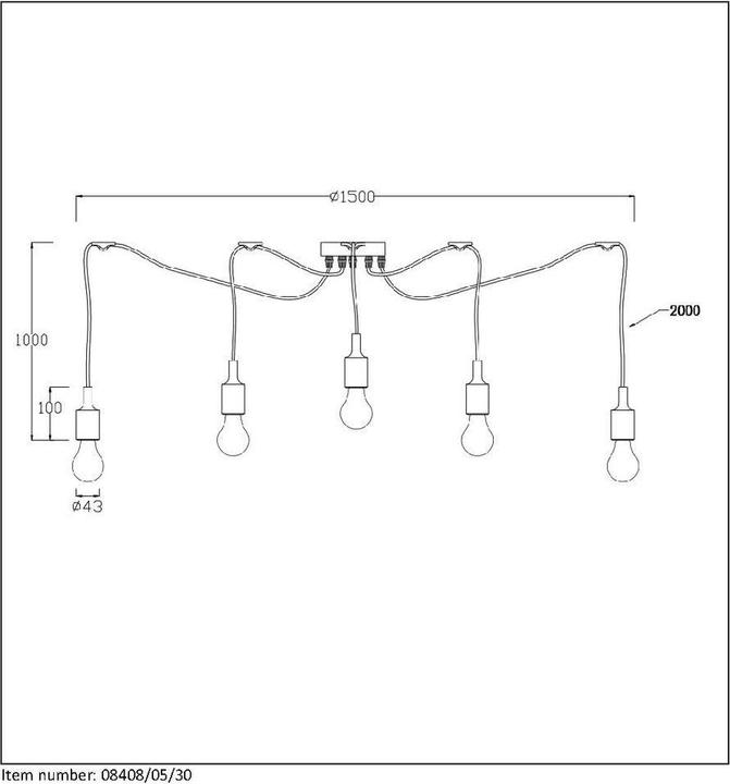 Produktbild Lucide Fix Multiple (E27, 500 lm)