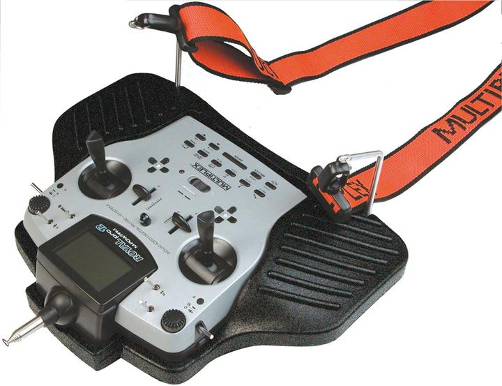 Actual product image Multiplex Transmitter console ROYALpro/evo and Royal SX with wide neck strap