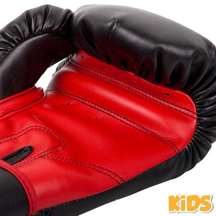 Produktbild Venum Contender Kids Boxing Gloves - Black-Red (4 OZ, One Size)