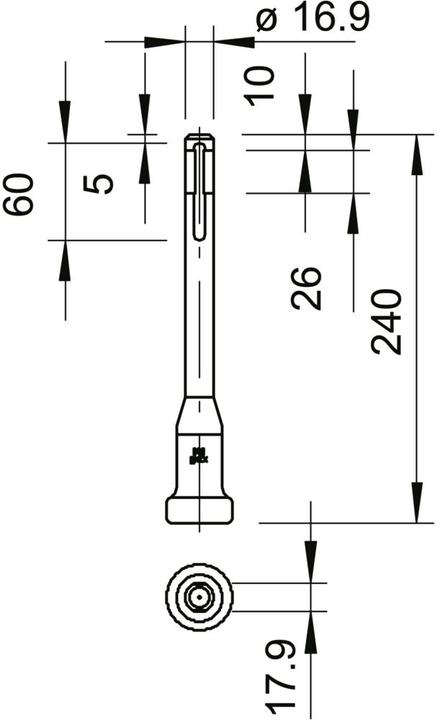 Actual product image OBO Bettermann OBO 2535/20 Hammer insert 20mm