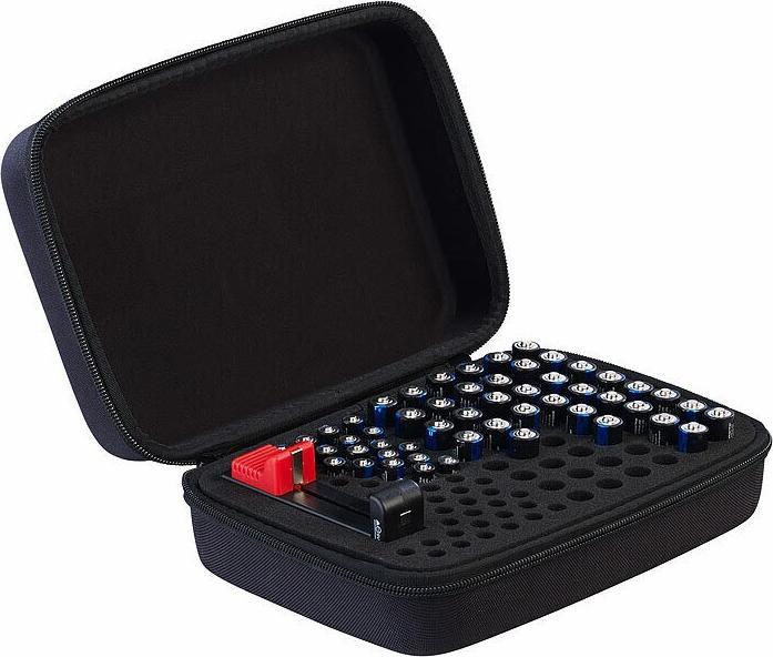 Image du produit TKA Sacoche de rangement pour 96 piles avec testeur