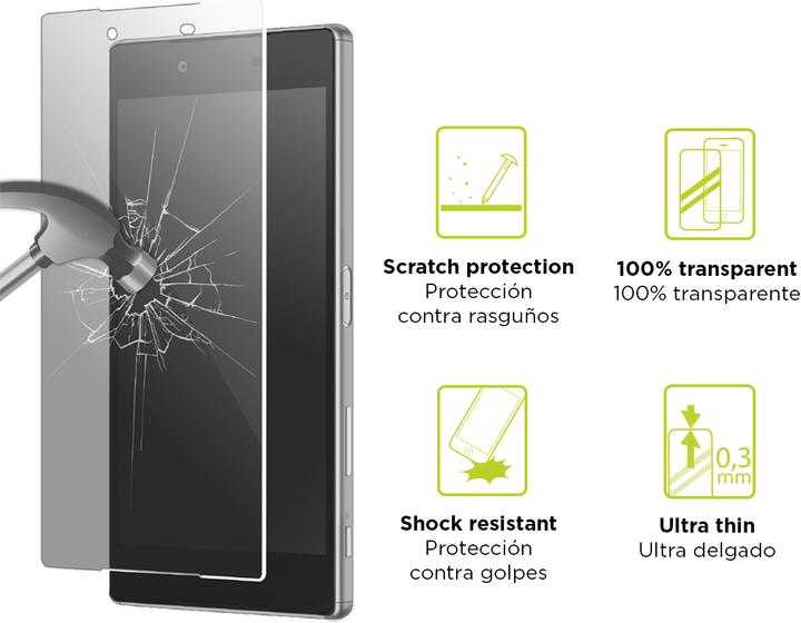 Produktbild KSIX Extreme Displayschutzfolie gehärtetes Glas 9H (1 Stück, Samsung Galaxy J6 (2018))