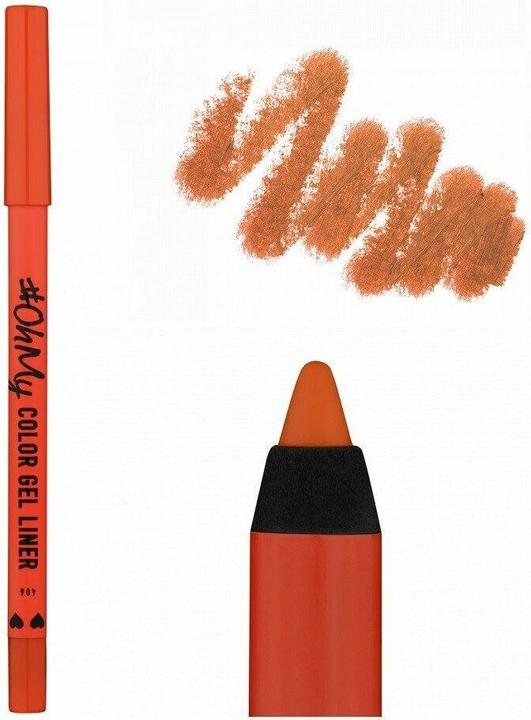 Image du produit MyScreen Protector LAMEL OhMy Color Gel Liner Crayon pour les yeux n° 406 - Orange 1.4g (Orange N.406)