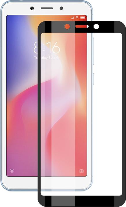 Immagine prodotto KSIX Colla completa 2,5D 9H (1 Pezzo/i, Xiaomi Redmi 6, Xiaomi Redmi 6A)