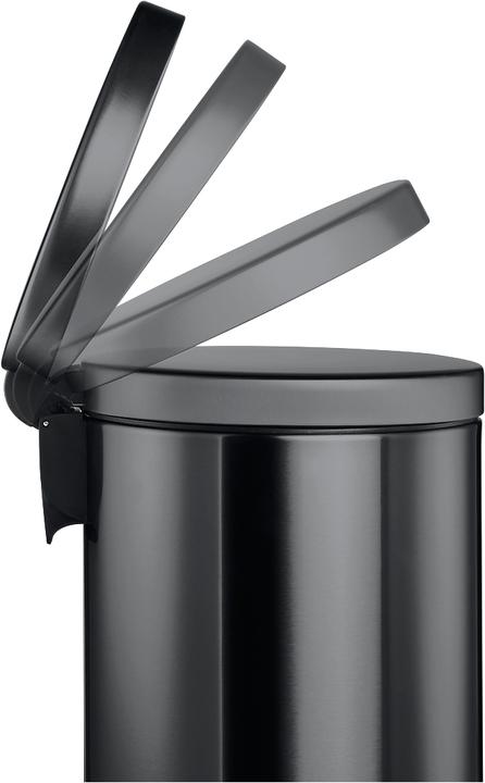 Actual product image Durable Pedal bin metal round, soft close (5 l)