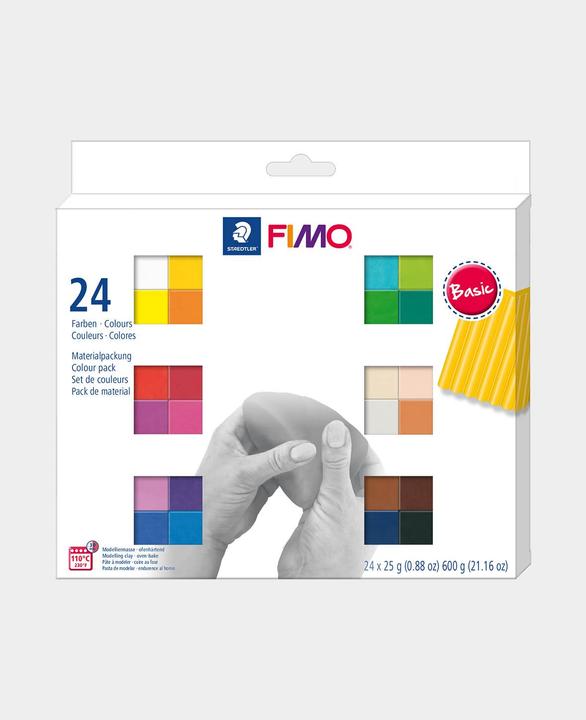 Actual product image Staedtler FIMO soft Basic Colours 24 pieces
