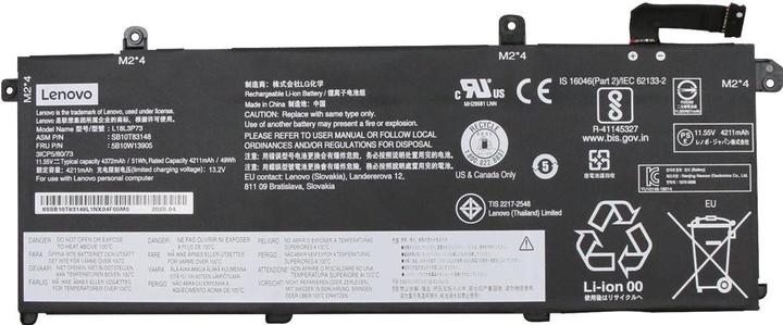 Immagine prodotto Lenovo Interno, 3c, 50Wh, LiIon, LGC (3 Celle, 4327 mAh)