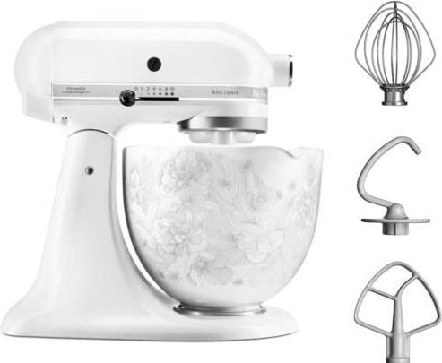 Produktbild KitchenAid Küchenmaschine 5KSM156WFEWH Artisan Keramikschüssel weiss