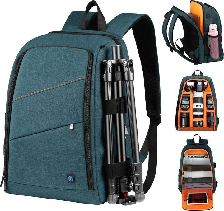 Actual product image König Design Camera photo backpack bag much space for camera + accessories drone rain cover (Camera shoulder bag)