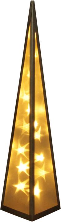 Pyramide lumineuse 3D LED avec moteur rotatif
