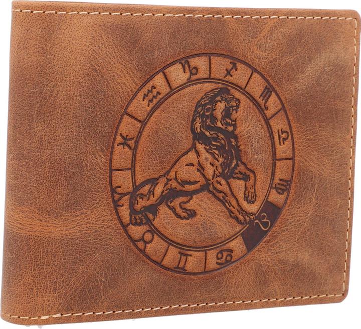 Image du produit Greenburry Porte-monnaie Vintage Signe du zodiaque en cuir 12 cm