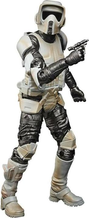 Actual product image Hasbro Star Wars The Mandalorian Black Series Carbonised Action Figure 2021 Scout Trooper