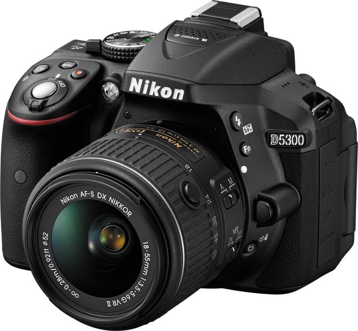 Produktbild Nikon D5300 18-55mm VR II Kit (24.78 Mpx, APS-C / DX)
