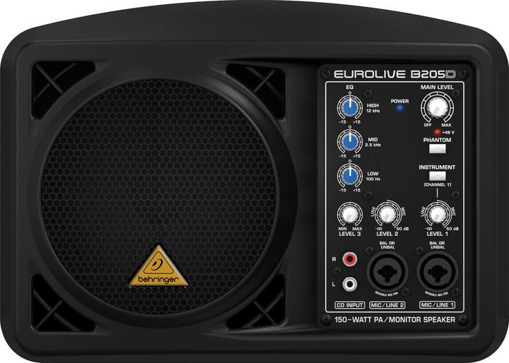 Actual product image Behringer Eurolive B205D (Active, 1 pc., 1x 125 W)