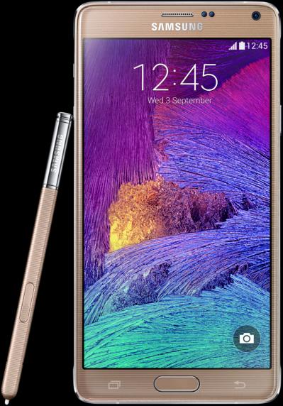 Produktbild Samsung Galaxy Note 4 (32 GB, Gold, 5.70", 16 Mpx, 4G)
