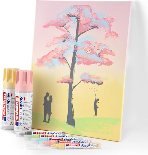 Immagine prodotto Edding Marcatore acrilico 5100 Medio (Malva di classe, 3 mm, 1 x)