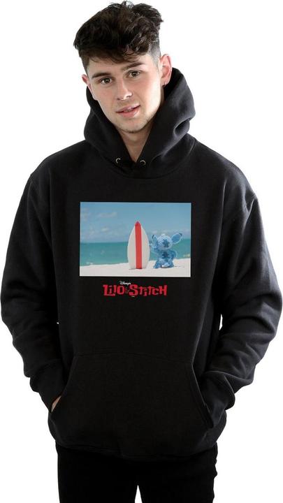 Actual product image Disney Mens Lilo And Stitch Surf Beach Hoodie (L)