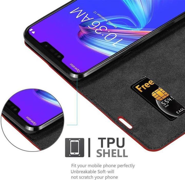 Actual product image Cadorabo Book Invisible Magnet Cover (Asus Zenfone Max (M2))